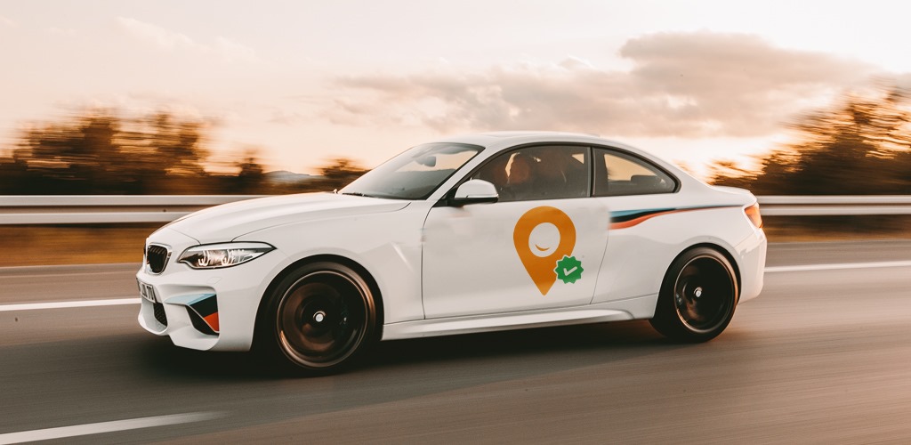 A clean, premium Drop car on the road
